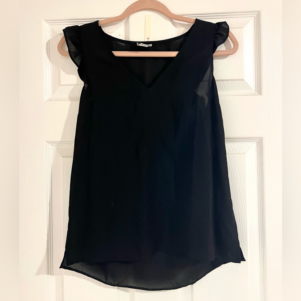 J Crew Black Blouse